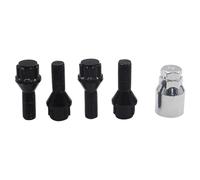 Bulloni Ruota Compatibile Con Per E30 E36 E46 2006 2007 2008 2009 2010 2011 2012 2013 1 Set M12 X 1.5 4 + 1 Bullone Di Bloccaggio Ruota In Lega Di Alluminio Viti Per Pneumatici Dado(White)