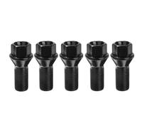 Bulloni Ruota Compatibile Con Per E70 E70N E71 5 Pezzi M14 X 1,25 Bulloni Per Ruota In Lega Di Acciaio Dado Bloccaggio Nera OEM: 36136781151