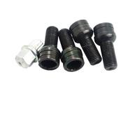 bulloni ruota Compatibile con per Golf per Passat 5 pezzi bulloni per ruote dado di bloccaggio chiave adattatore 17 denti OE 8D0601139F 006