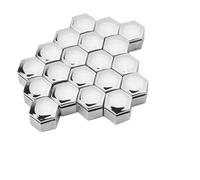 Bulloni ruota Compatibile Con Vauxhall Per Insignia 22 Mm ABS Cromato Pneumatici Auto Cerchione Dado Copribulloni Viti(Silver)