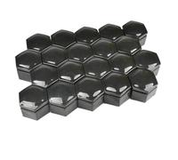 Bulloni ruota Compatibile Con Vauxhall Per Insignia 22 Mm ABS Cromato Pneumatici Auto Cerchione Dado Copribulloni Viti(Black)