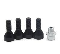 bulloni ruota Componente 4+1 Set Bulloni Per Pneumatici Per Auto Bulloni Per Mozzo Sferico Esagonale Pneumatici Per Auto Interni M12x1.5 Compatibile Con Per Accessori Auto