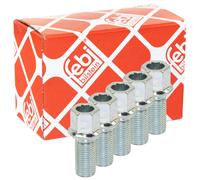 Bulloni Ruota FEBI 5 Pezzi Per Audi A6 Seat Leon Skoda Fabia VW Passat
