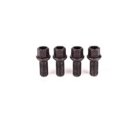 Bulloni ruota Kit bulloni per cerchi in lega M14 X 1,5 compatibile(Black 4PCS)