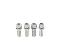 Bulloni ruota Kit bulloni per cerchi in lega M14 X 1,5 compatibile(Silver 4PCS)