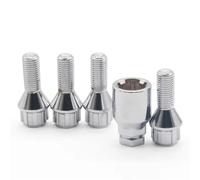 Bulloni Ruote Acciaio Compatibile Con BMW Per E30 E36 E46 E81 E82 E87 E88 E90 4 * M12 X 1.5 +1 Bullone Di Bloccaggio Ruota In Lega Di Alluminio Viti Dado