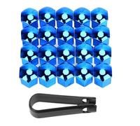 Bulloni Ruote Acciaio Compatibile Con Skoda Per Octavia Per Karoq 20 Pezzi Copri Ruota Per Auto Copri Bullone Dado Mozzo 17mm 19mm 21mm Coprivite Mozzo(Color 2,21mm)