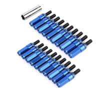 Bulloni Ruote in Acciaio 20PC Acciaio Conico Conico Ruota Lug Bullone Cono Sedile Bulloni Lug Nut con Manicotto M12 * 1.25 M12 * 1.5 Auto Ruota Bulloni Dadi Borchie(color1,M12x1.25)