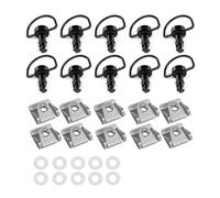 Bulloni Vite Per Agusta 17mm Elementi Di Fissaggio Universali A Sgancio Rapido Girare Rivetto Carenatura Bulloni Perni(10pieces Black)