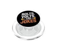 Bulloni Volt E Scherzi - Elettricista Divertente PopSockets PopGrip per MagSafe