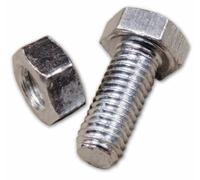 Bulloni Zincati Classe 4.8 Te con Dado 8x15 mm per Scaffali conf. 100 pz