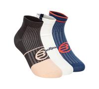 Bullpadel Comodità e sostegno per ogni partitaLe calze da tennis Bullpadel in confezione da 3 pezzi offrono tutto il necessario per un gioco confortevole e sicuro. Grazie al materiale morbido e traspi