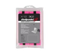 Confezione Da 12 Overgrip Bullpadel Bg-1601 Rosa Fluo.