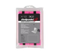 Bullpadel Il sistema Hac (Humidity Absorption Capacity) assorbe il sudore dalla mano e garantisce al giocatore una buona presa tra mano e impugnatura durante il gioco. Il suo spessore ridotto (0,50 mm
