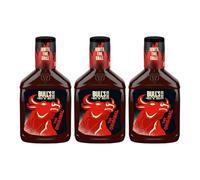 Bull's Eye BBQ salsa originale per barbecue, confezione da 3 pezzi, 3 bottiglie da 425 g