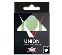 BULL'S Union Moulded Shaft Flight: rivoluziona il tuo gioco di freccette con design e prestazioni superiori, verde, piccolo