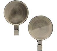 Bullseye Office Gancio magnetico in bronzo super forte, capacità 4,5 kg, perfetto per tenere ghirlande, cappotti, chiavi e altri oggetti per la casa. (confezione da 2)