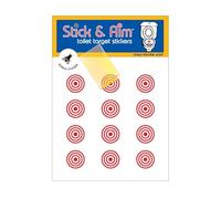 Bullseye Toilet Targets, adesivi per il gabinetto/WC, (13 bersagli con applicatore). Perfetti per l'addestramento al vasino per i bambini e per mantenere pulito il pavimento del bagno.