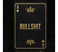 BULLSHIT: 52 Psychedelic Playing Cards Bold and Easy Black Edition Coloring Book with Hilarious Dictionary Definitions for Adult Stress Relief