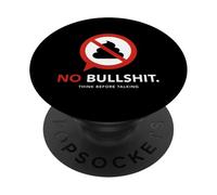 Bullshit Ssciocchezze Messaggio Diretto Satira Provocazione PopSockets PopGrip Adesivo