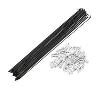 BULLSPANN 1 Set 14G 305mm Lunghezza Raggio Ruota Bici con 14G 12mm Lunghezza Nipples