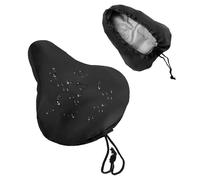 BULLSPANN Copri Sella per Bici Impermeabile, Copri Sella per Mountain Bike per Uomini e Donne Nero Tessuto Oxford 210D