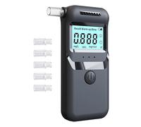 BullTek Etilometro Portatile Digitale Certificato con Display LCD - Chip ASIC 3° Generazione per Misurazione Accurata - Alcol Test con Algoritmo Avanzato - Boccagli Sostituibili e Prestazioni Stabili