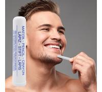 Bulltek Matita Emostatica Stick Cicatrizzante, Ferma Sangue Per Ferite Post-Rasatura Barba, Astringente Con Pratico Contenitore da Viaggio