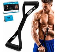 Bullworker Iso-Bow Pro - Attrezzo per esercizi isometrici: cinghia di stretching e attrezzatura per allenamento, cinghie portatili per esercizi di palestra domestica, yoga, pilates, mobilità e