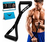 Bullworker ISO-BOW Pro Pair - Attrezzi per esercizi isometrici - Cinghia per stretching e allenamento auto-resistenza, cinghie portatili per esercizi a casa con manici per yoga, pilates, mobilità e