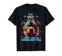 Bully Dog Lover Design per Il Proprietario del Cane American Maglietta