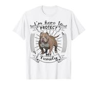 Bully XL Pitbull Cane da Guardia Famiglia Mamma American Bully Maglietta