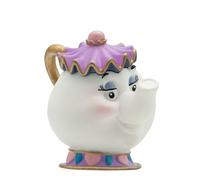 Bullyland Princess 12474-Figura, Walt Disney La Bella e la Bestia-Madame Pottine, Circa 6 cm, Figura Dipinta a Mano, Senza PVC, per Bambini per Il Gioco d'immaginazione, Multicolore, 12474