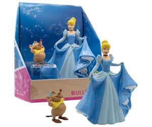 Bullyland 13438 - Set di Personaggi Cenerentola e Karli in Walt Disney Cenerentola, Fedele ai Dettagli, Ideale Come Piccolo Regalo per Bambini dai 3 Anni in su