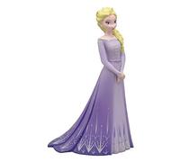 Bullyland 13510 - Set di figure di gioco, Walt Disney, Frozen 2, Elsa con vestito viola, alto circa 10 cm, figura dipinta a mano, senza PVC, per bambini per il gioco d'immaginazione
