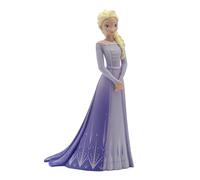 Bullyland 13510 - Set di figure di gioco, Walt Disney, Frozen 2, Elsa con vestito viola, alto circa 10 cm, figura dipinta a mano, senza PVC, per bambini per il gioco d'immaginazione