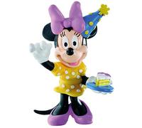 Bullyland 15339-Figura, Walt Disney Minnie Celebration, Circa 7 cm di Altezza, Figura Dipinta a Mano, Senza PVC, per Bambini per Il Gioco immaginativo, Colore Rosa, 15339