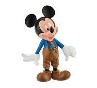 Bullyland 15390 - Personaggio Giocattolo Walt Disney Mickey in Pantaloni in Pelle, Circa 7 cm, Figura Dipinta a Mano, Senza PVC, Ottimo Regalo per Ragazzi e Ragazze per Giocare a Fantasia