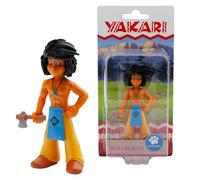 Bullyland 43363-Figura Yakari, Piccolo Tasso con accetta, Alto Circa 9,5 cm, Figura Dipinta a Mano, Senza PVC, per Bambini per Il Gioco d'immaginazione, Colore Variegato, 43363