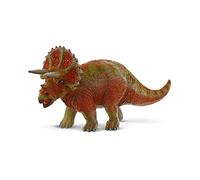 Bullyland 61446-Figura, Triceratopo Medio, Linea Museo, Alta Circa 8 cm, Figura Dipinta a Mano, Senza PVC, per Bambini per Il Gioco d'immaginazione, Colore Variegato, 24 cm, 61446