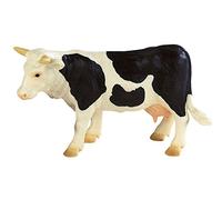 Bullyland- Animali 62609-Figura, Mucca Fanny Nera-Bianca, Alta Circa 7 cm, Figura Dipinta a Mano, Senza PVC, per Bambini per Il Gioco d'immaginazione, Colore Variegato, 62609