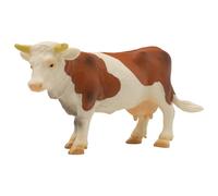 Bullyland 62610-Figura, Mucca Fanny Marrone-Bianca, Alta Circa 7 cm, Figura Dipinta a Mano, Senza PVC, per Bambini per Il Gioco immaginativo, Colore Variegato, Medium, 62610