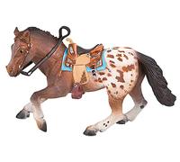 Bullyland 62668-Gioco Stallone Appaloosa, Circa 15,2 cm, Fedele ai Dettagli, Senza PVC, Ideale Come Figura per Torte e Piccolo Regalo per Bambini dai 3 Anni in su, Multicolore, 62668