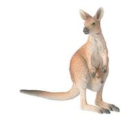 Bullyland 63565-Personaggio ludico Canguro Gigante Rosso, Animale Alta Circa 11,7 cm, Fedele ai Dettagli, Senza PVC, Ideale Come Figura per Torte e Piccolo Regalo per Bambini, 63565