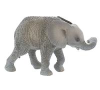 Bullyland 63659 - Figura di Gioco, Vitello di Elefante Africano, Alto Circa 9,5 cm, Figura Dipinta a Mano, Senza PVC, per Far Giocare i Bambini con la Fantasia