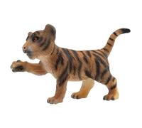Bullyland- Animale 63684-Figura, Cucciolo di Tigre, Circa 5,5 cm, Marrone, Figura Dipinta a Mano, Senza PVC, per Bambini per Il Gioco d'immaginazione, Colore Variegato, 63684