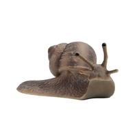 Bullyland 64375-Figura, lumaca, alta circa 4,5 cm, figura dipinta a mano, senza PVC, per bambini per il gioco di fantasia, Colore Marrone, 64375