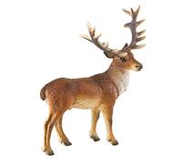 Bullyland 64433-Figura di Gioco, Cervo Rosso, Alto Circa 11,5 cm, Figura Dipinta a Mano, Senza PVC, per Far Giocare i Bambini con la Fantasia, Colore Variegato, Small, 64433