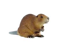 Bullyland 64456-Figura di Gioco del Castoro, Animale Alta Circa 5 cm, Fedele ai Dettagli, Senza PVC, Come Figura per Dolci e Regalo per Bambini a Partire da 3 Anni, 64456