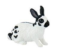 Bullyland 64611 - Figura di gioco, coniglio, alto circa 4,3 cm, figura dipinta a mano, senza PVC, per bambini per il gioco d'immaginazione, variopinto